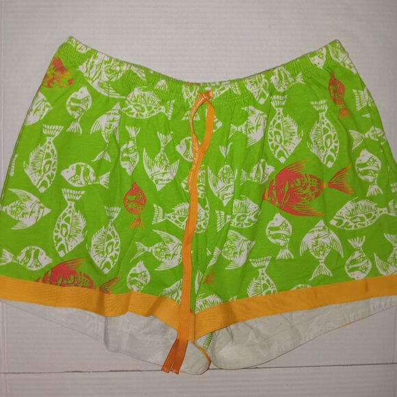 HUE WOMEN'S PJ'S GRAPHIC FISH BOXER SHORTS - Picture 7 of 9